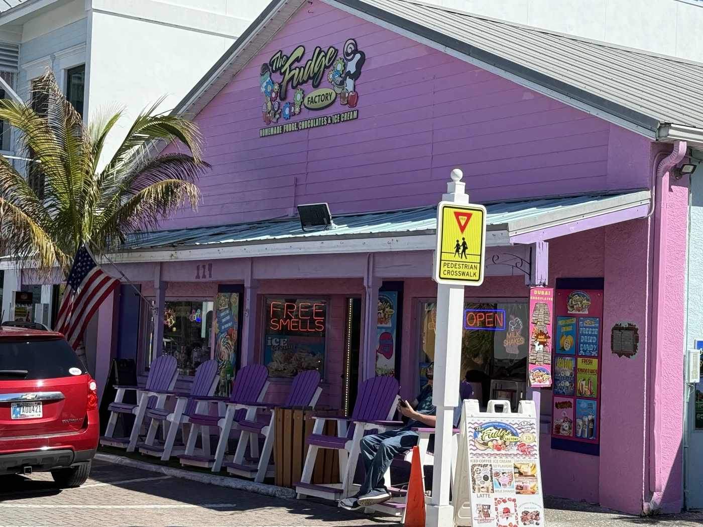 Colorful shopfront on Anna Maria Island